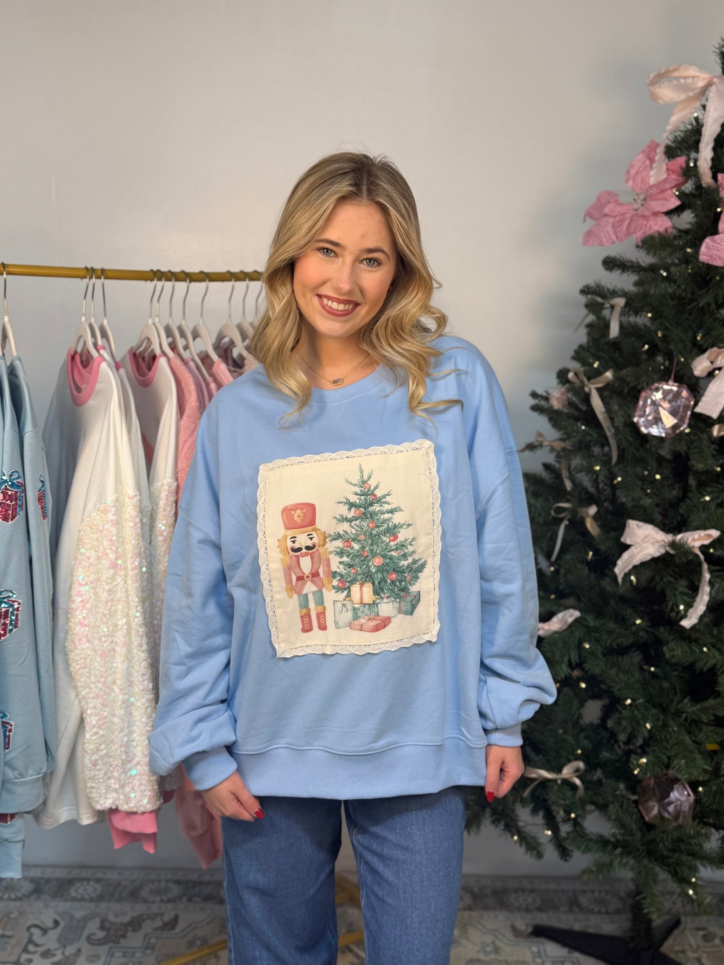 Vintage Nutcracker Pullover