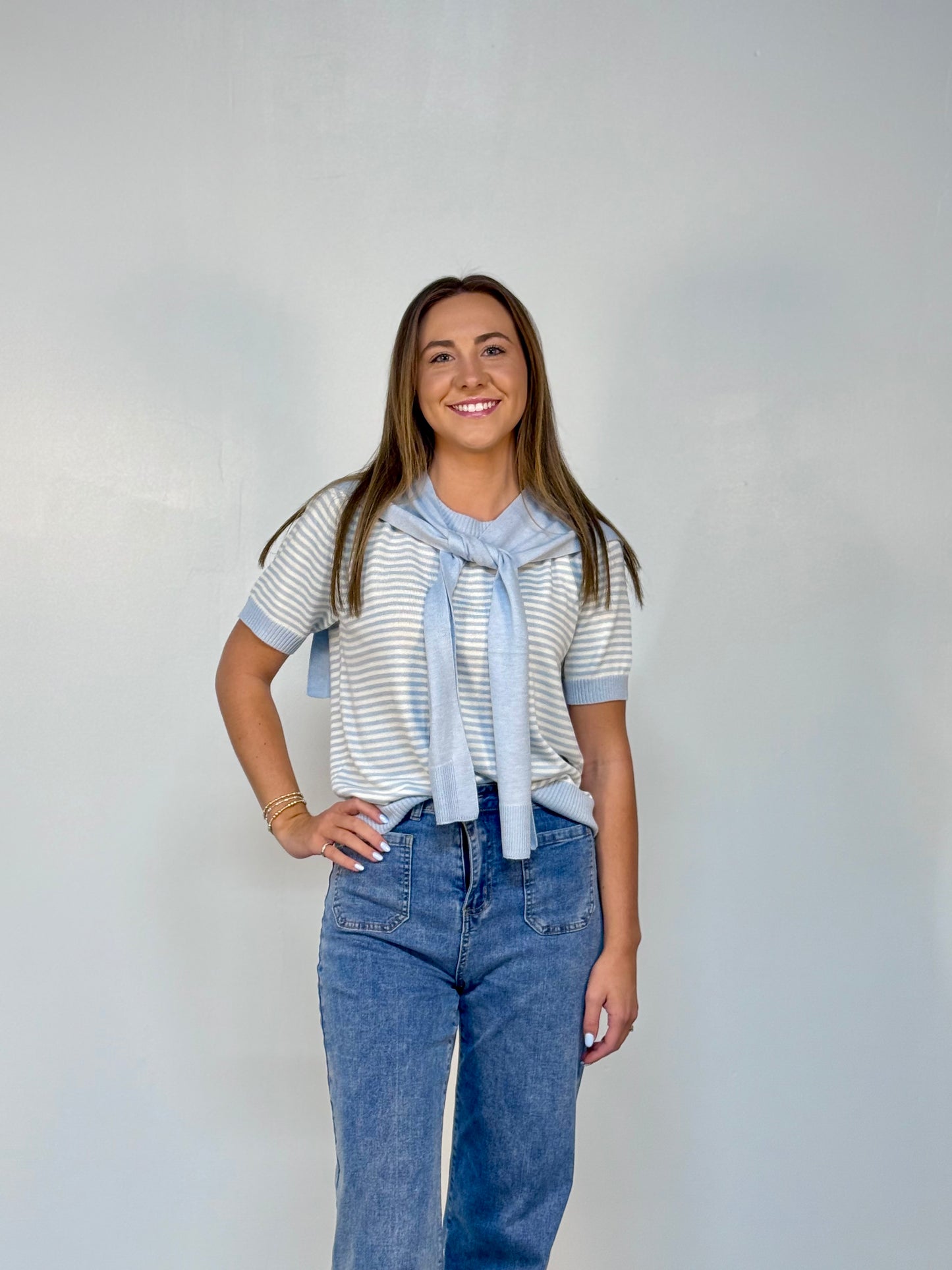 Coastal Wrap Sweater w/ Shaw