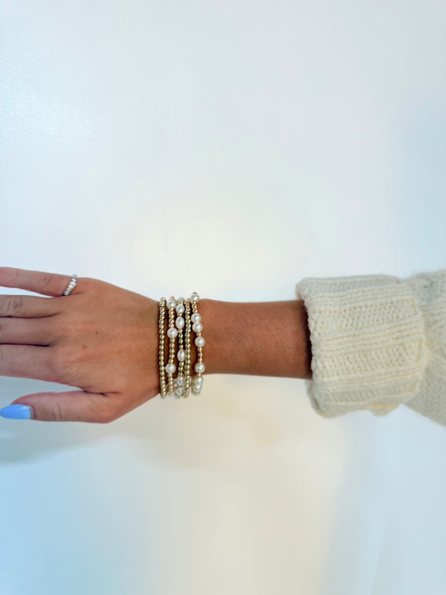 Gold Beaded Bracelets