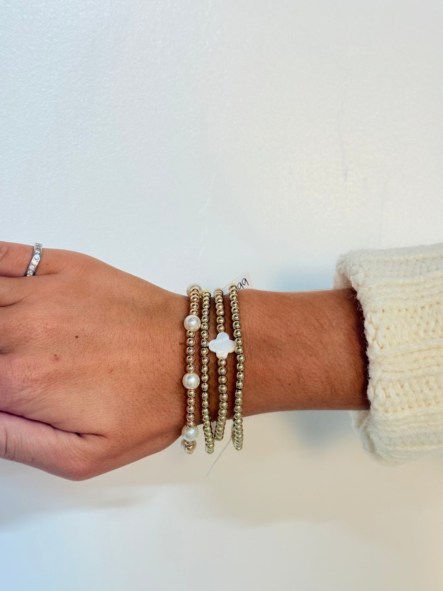 Gold Beaded Bracelets