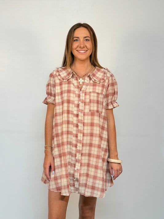 Harvest Hug Button Up Dress
