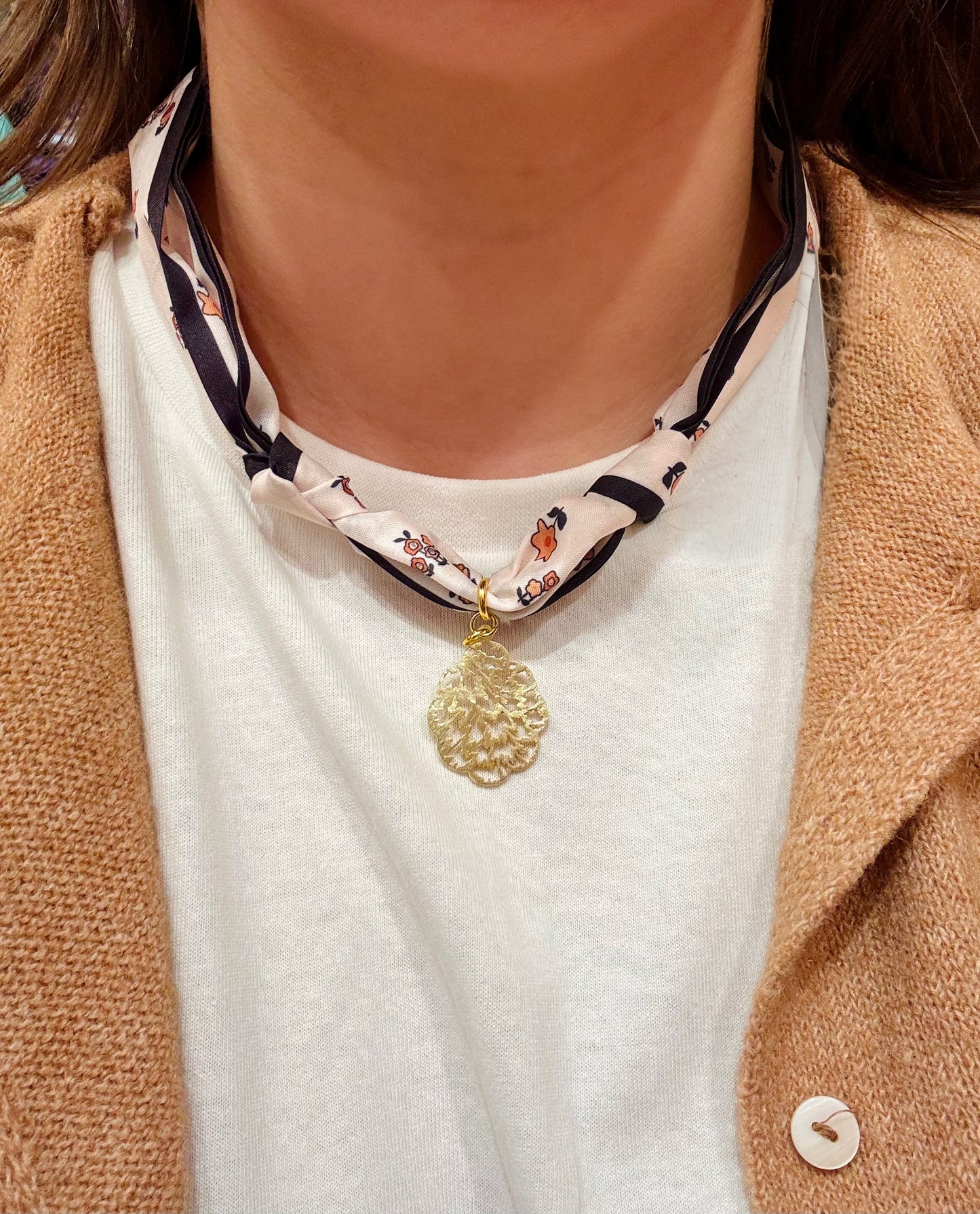 Bouquet Charm Necklace