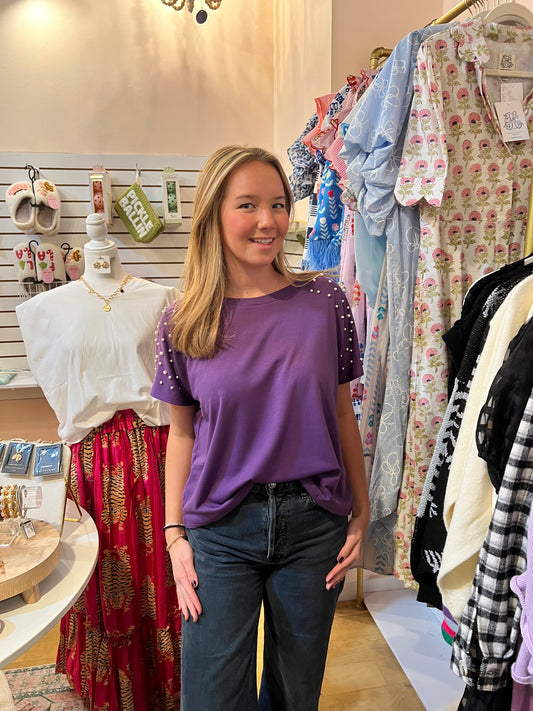 Purple Pearl Top