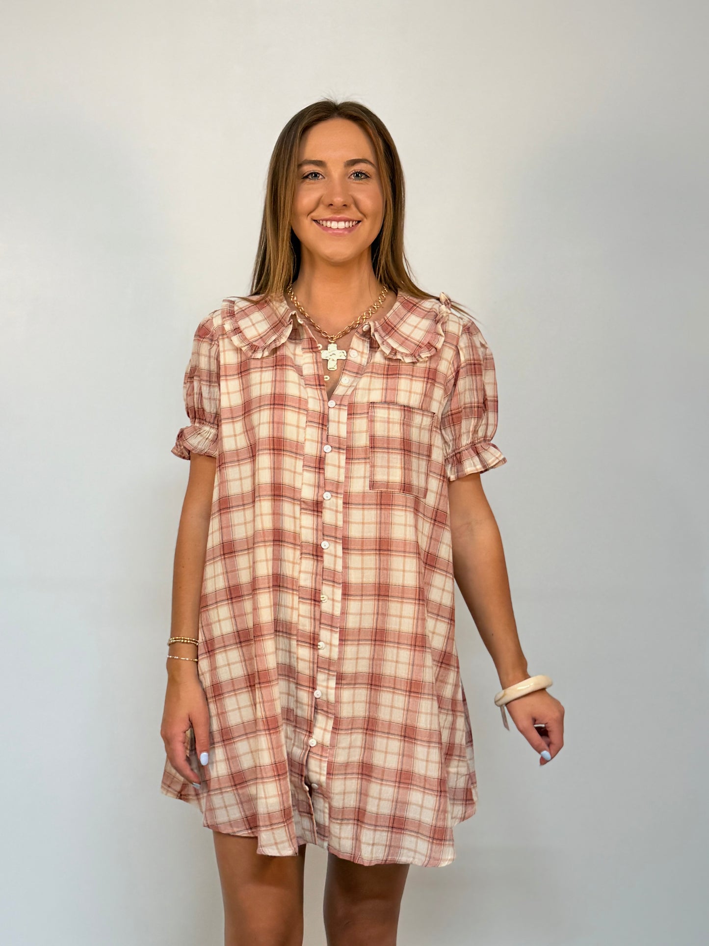 Harvest Hug Button Up Dress
